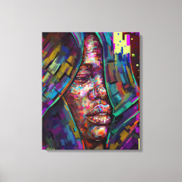 Zunahme der Angst Leinwanddruck