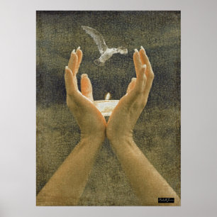 Zünde deine Flamme an und deine Leidenschaft wird  Poster