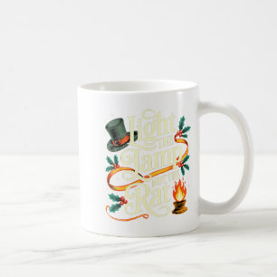 Zünde die Lampe an, nicht die Ratte Lustiger Weihn Kaffeetasse