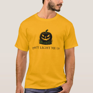 Zünde mich nicht an - Kürbis-Gadsden-Flaggen-Parod T-Shirt