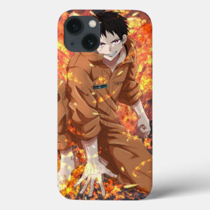 Zünden Sie Ihren Stil: Shinra Kusakabe Feuerkraft Case-Mate iPhone Hülle
