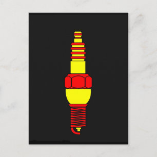Zündkerze Postkarte