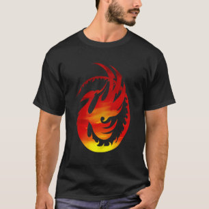 Zunehmende Phoenixfeuerfenix Inspirationsfantasie  T-Shirt