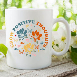 Zunehmende positive Gedanken | Geschenk des Lehrer Kaffeetasse