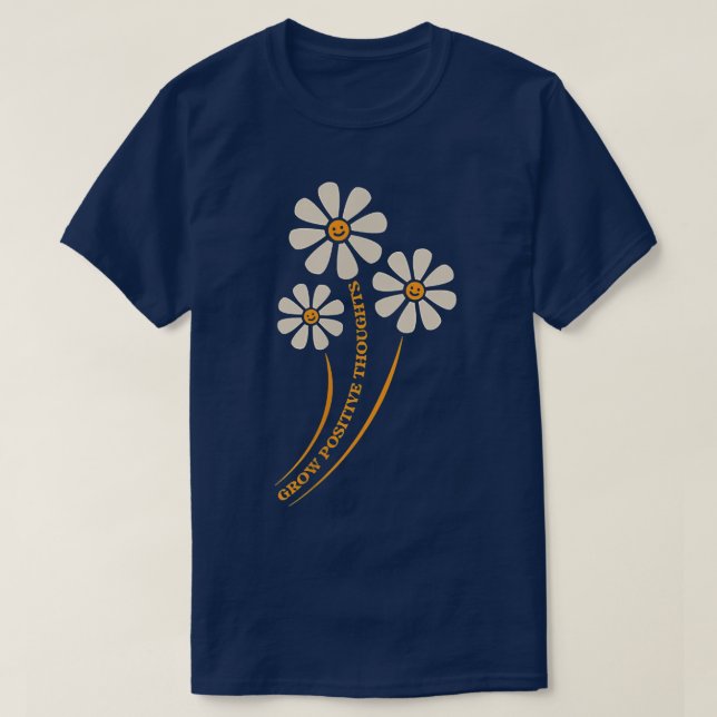 Zunehmende positive Gedanken Inspiration Niedlich  T-Shirt (Design vorne)
