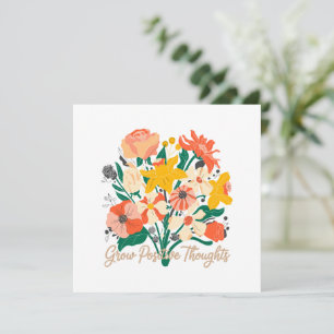 Zunehmende positive Gedanken - Inspirationsblume (