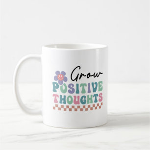 Zunehmende positive Gedanken Kaffeetasse