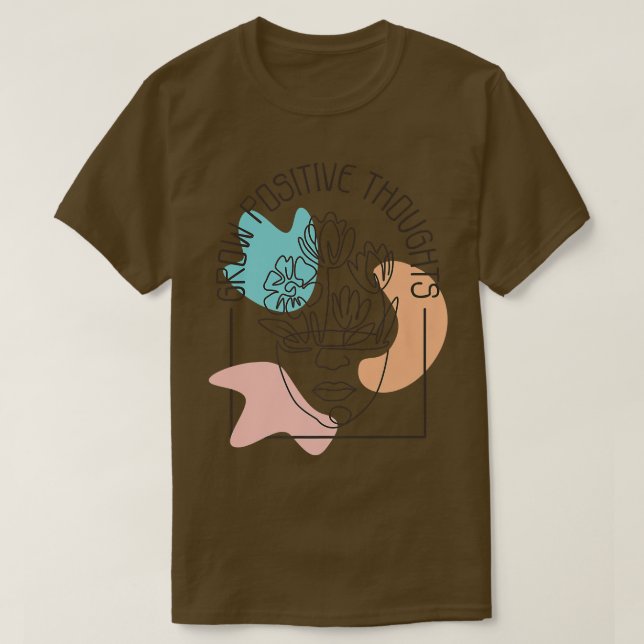 Zunehmende positive Gedanken, psychologische und s T-Shirt (Design vorne)