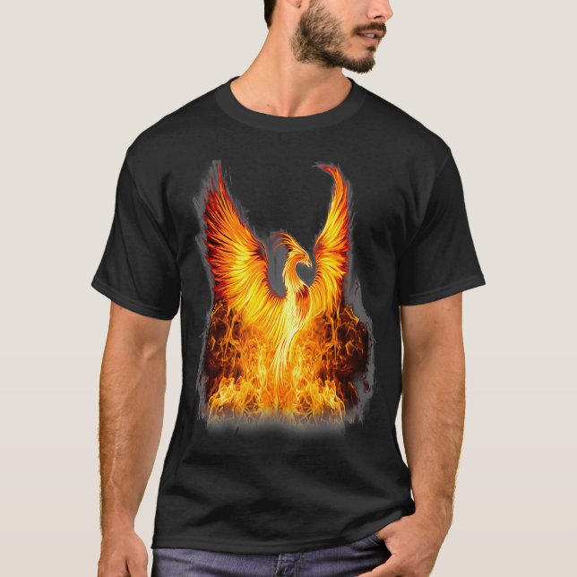 Zunehmender Phoenix-Feuerfenix (2) T-Shirt (Vorderseite)