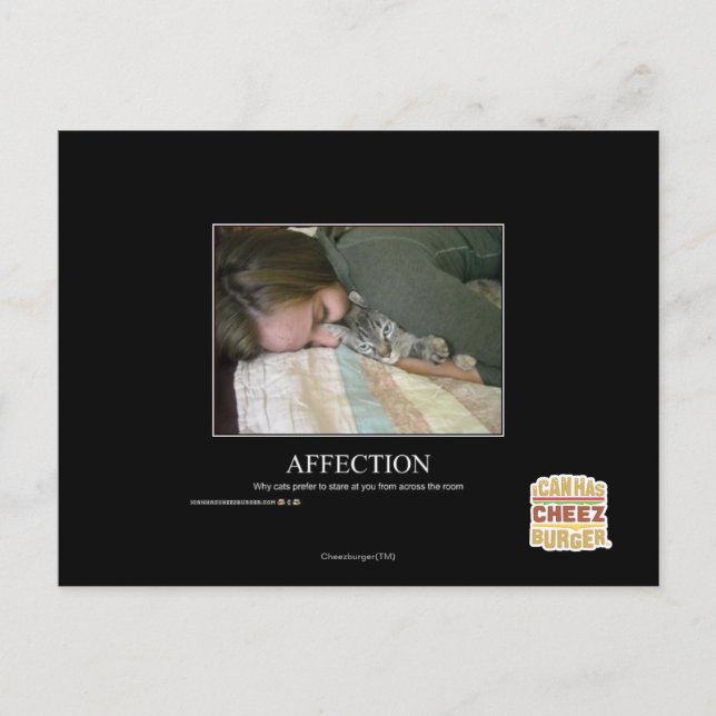 Zuneigung Postkarte (Vorderseite)