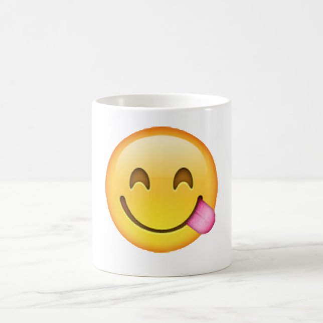 Zunge - Emoji Tasse (Mittel)