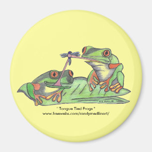 Zunge gebundener Frosch-Magnet Magnet