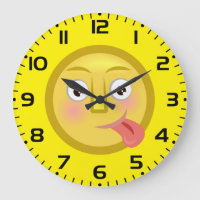 Zunge Raus Emoji Lustiges Albernes Gesicht
