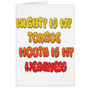 Zunge Zunge: Funny Zunge Zitat Farbiger Text Kunst