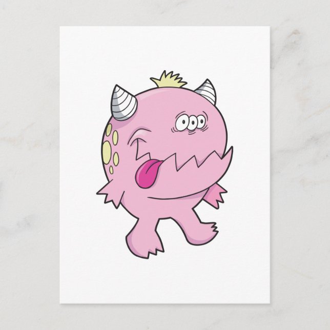 Zungenbrecher Postkarte (Vorderseite)