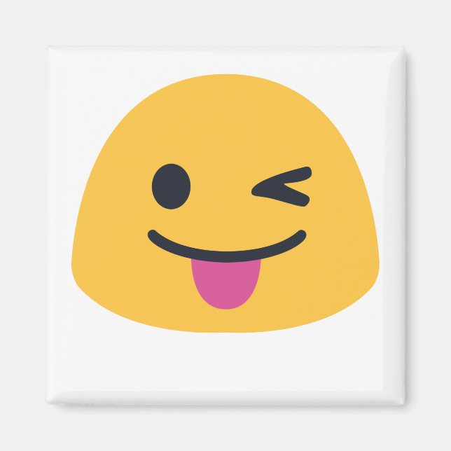 Zungenwinken Magnet (Vorne)