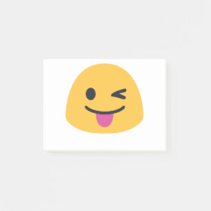 Zungenwinken Post-it Klebezettel