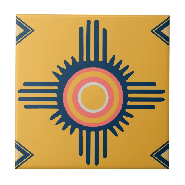 Zuni Del Sol Fliese (Vorderseite)