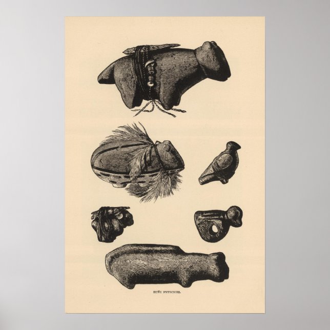 Zuni fetiches poster (Vorne)