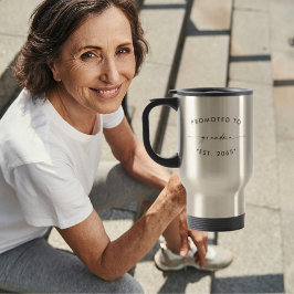 Zur Ankündigung der Großmutter-Schwangerschaft bef Reisebecher