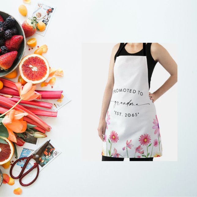 Zur Ankündigung der Großmutter-Schwangerschaft bef Schürze (Von Creator hochgeladen)