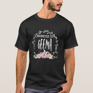 Zur Ankündigung von Schwangerschaft und Schwangers T-Shirt