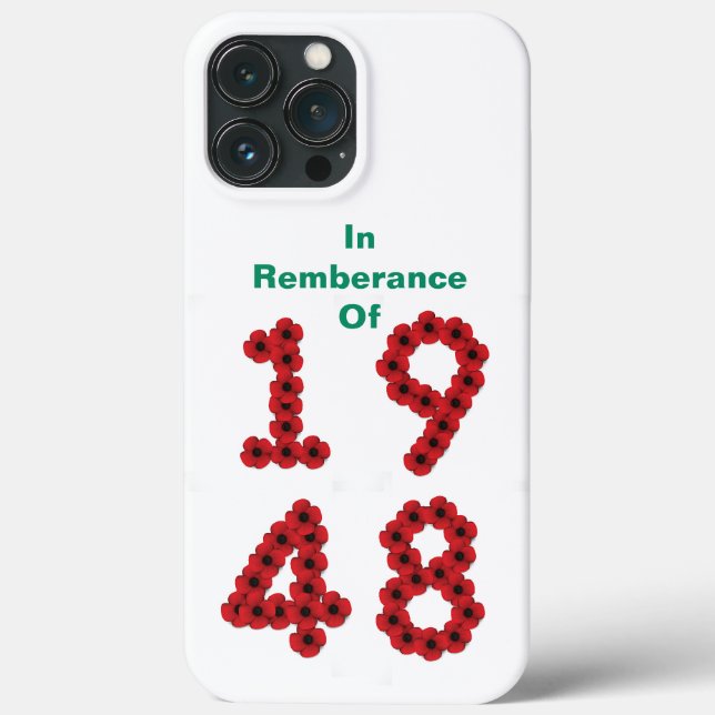 Zur Erinnerung an den iPhone-Fall von 1948 Case-Mate iPhone Hülle (Rückseite)
