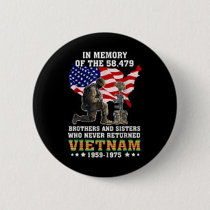 Zur Erinnerung an die 58479 Vietnamkrieger für die Button