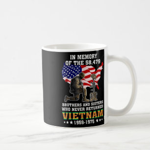 Zur Erinnerung an die 58479 Vietnamkrieger für die Kaffeetasse