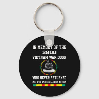 Zur Erinnerung an die Hunde des Vietnamkriegs von Schlüsselanhänger