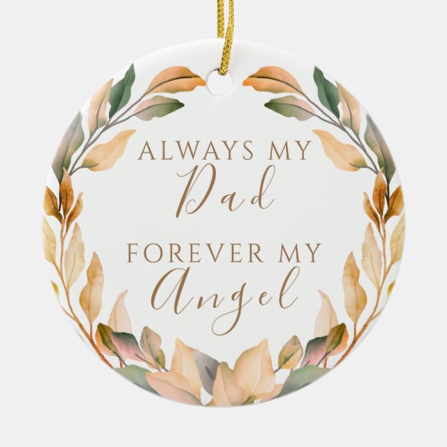 Zur Erinnerung an die Keramik des Vaters Keramik Ornament (Vorne)