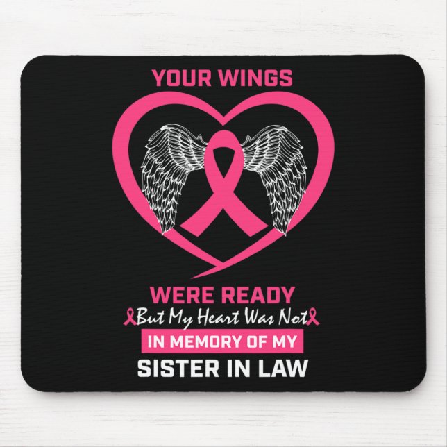 Zur Erinnerung an die Schwester des Gesetzes Brust Mousepad (Vorne)