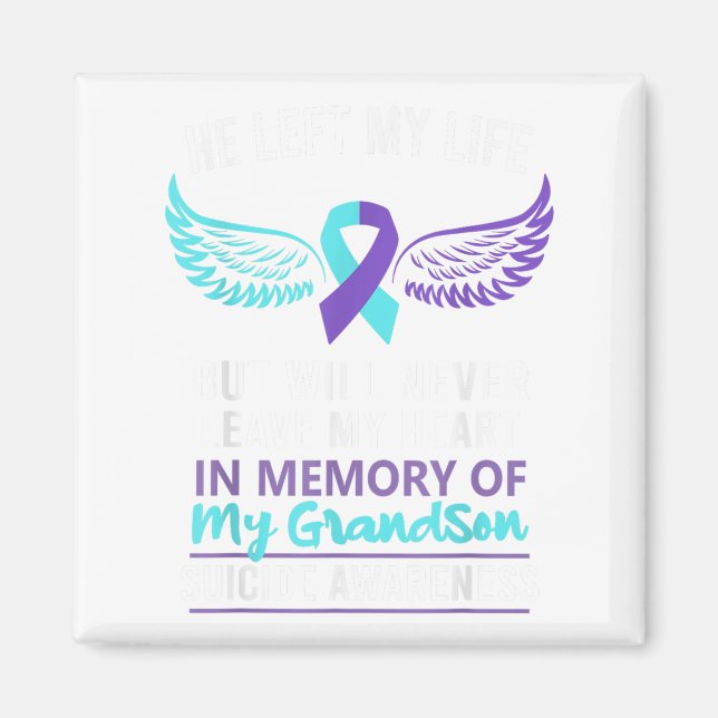 Zur Erinnerung an die Selbstmordverhütung Magnet (Vorne)