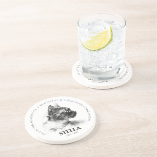 Zur Erinnerung an ein geliebtes Pet-Memorial Getränkeuntersetzer