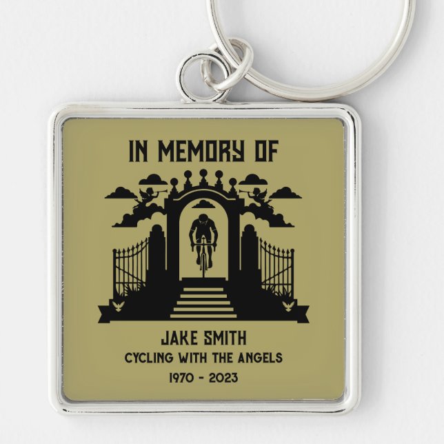 Zur Erinnerung an eine Cyclistbeerdigung Schlüsselanhänger (Vorne)