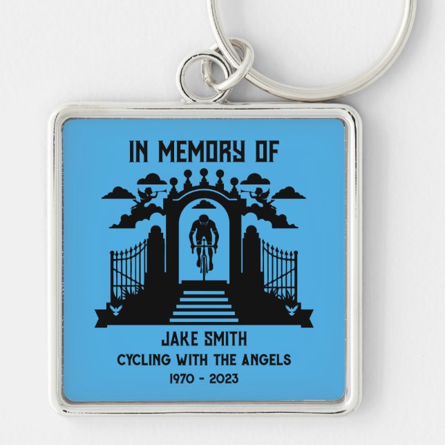 Zur Erinnerung an eine Cyclistbeerdigung Schlüsselanhänger (Vorne)