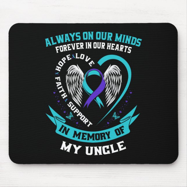 Zur Erinnerung an meine Onkel Mousepad (Vorne)