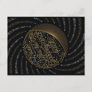 ZUR GALAXIE UND RÜCKEN / Valentinstag Postkarte