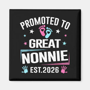 Zur Groß-Nonnie Est 2026 Schwangerschaftsankündigu Magnet