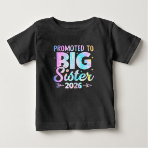 Zur großen Schwester 2026 befördert, bald große Sc Baby T-shirt
