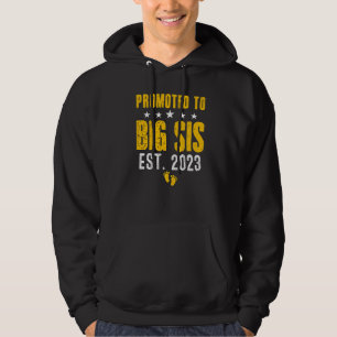 Zur großen Schwester befördert 2023 Ich werde eine Hoodie