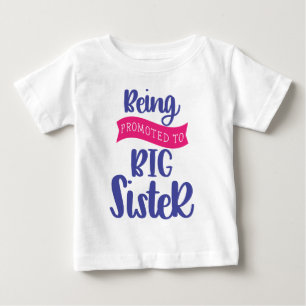 Zur großen Schwester befördert Baby T-shirt
