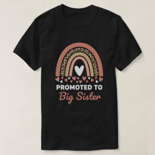 Zur großen Schwester befördert Süßes 2026 Baby T-Shirt