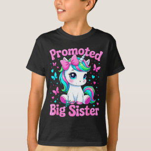 Zur großen Schwester befördert süßes Einhorn älter T-Shirt