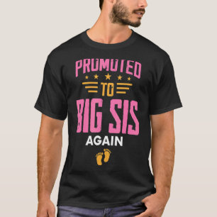 Zur großen Schwester befördert Vintage Schwangersc T-Shirt