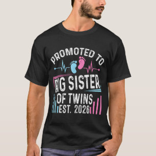 Zur großen Schwester von Zwillingen befördert Est  T-Shirt