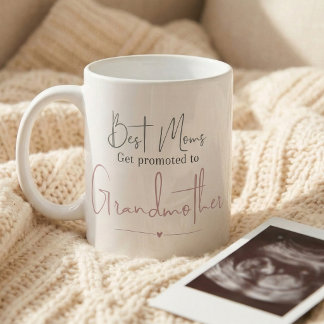 Zur Großmutter befördert Schwangerschaftsankündigu Kaffeetasse