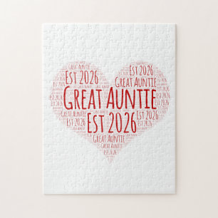 Zur Großtante befördert Est 2026, Geschenk für Tan Puzzle