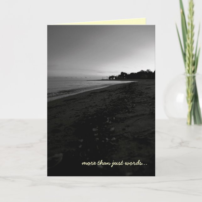 Zur Liebe ein zuckerkrankes (Gedicht durch Dankeskarte (Vorderseite)