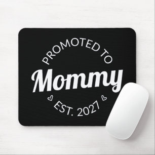 Zur Mama Befördert Seit 2027 Neue Mama Ankündigung Mousepad